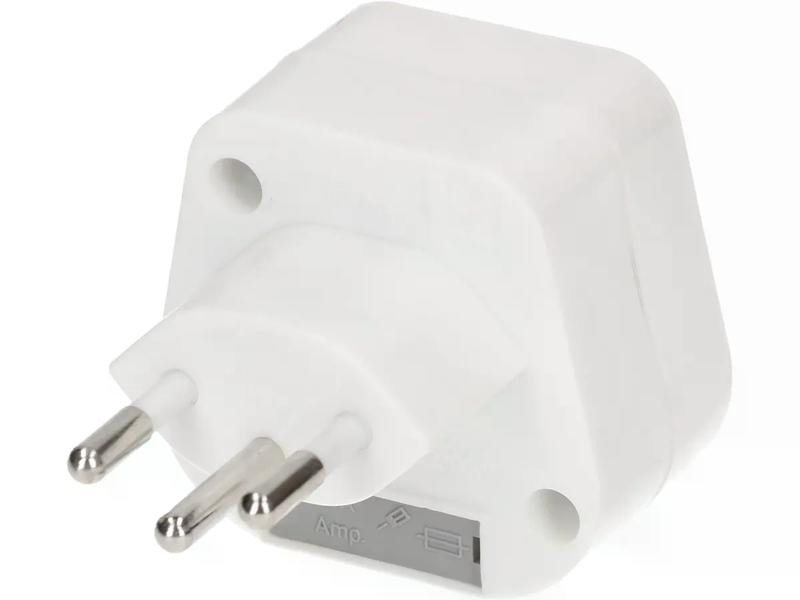 Max Hauri Reiseadapter GB – CH, Weiss