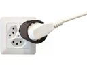 Max Hauri Reiseadapter Schuko – T12, Schwarz