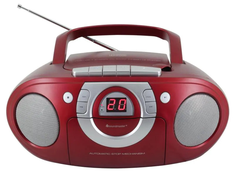 soundmaster Radio/CD-Player SCD5100RO Rot