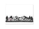 Trendform Tischset Swiss Tradition 1, 29.7 cm x 0.42 m, Schwarz/Weiss
