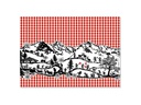 Trendform Tischset Swiss Tradition 5, 29.7 cm x 0.42 m, Rot/Schwarz
