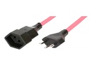 maxTex Verlängerungskabel 3 m T13 - T12, Rosa