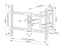 Neomounts by NewStar Wandhalterung WL40-550BL16 Schwarz