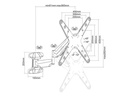 Neomounts by NewStar Wandhalterung WL70-550BL14 Schwarz
