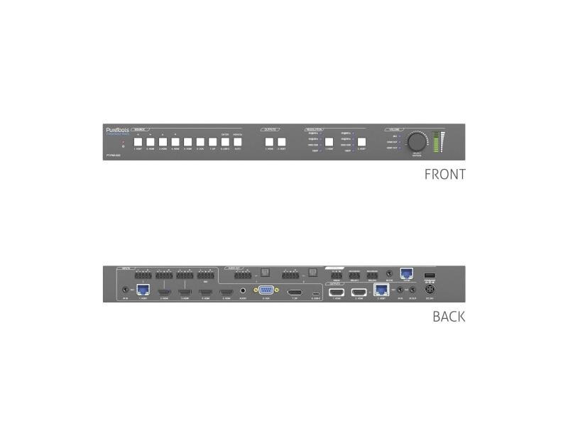 PureTools Matrix Switcher PT-PMS-82S Multiformat HDBaseT