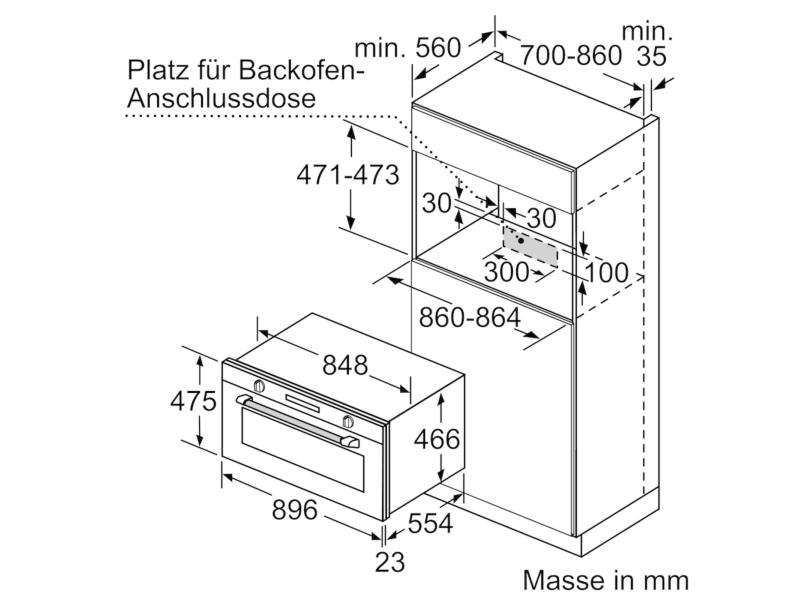 Siemens Einbaubackofen VB558C0S0 A+