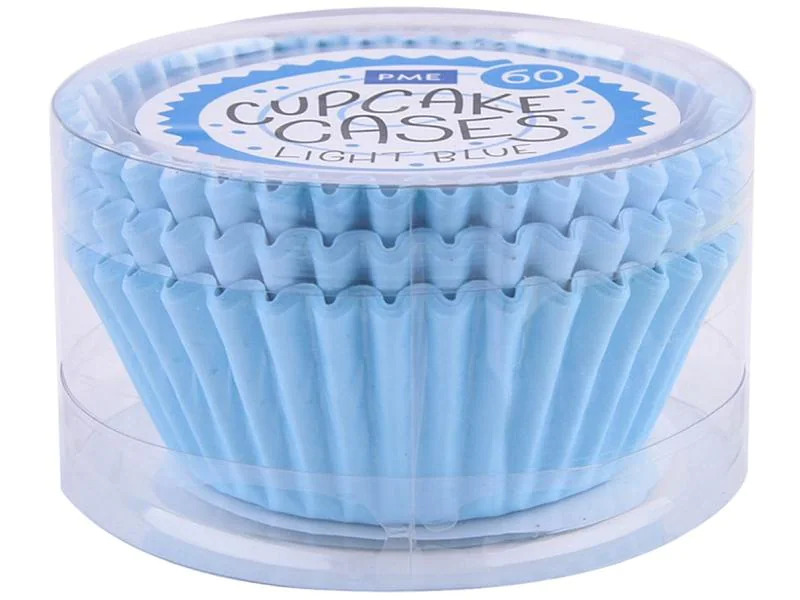 PME Cupcake Backform Hellblau, 60 Stück