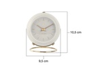 KARLSSON Klassischer Wecker Globe Weiss