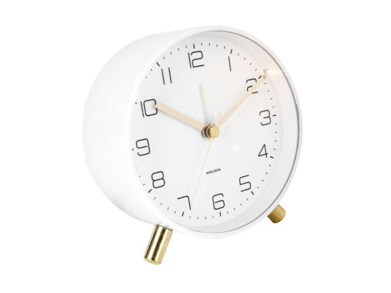 KARLSSON Klassischer Wecker Lofty Weiss