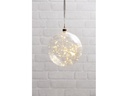 Star Trading Weihnachtskugel Glow, 15 LED, Ø 10 cm, Transparent