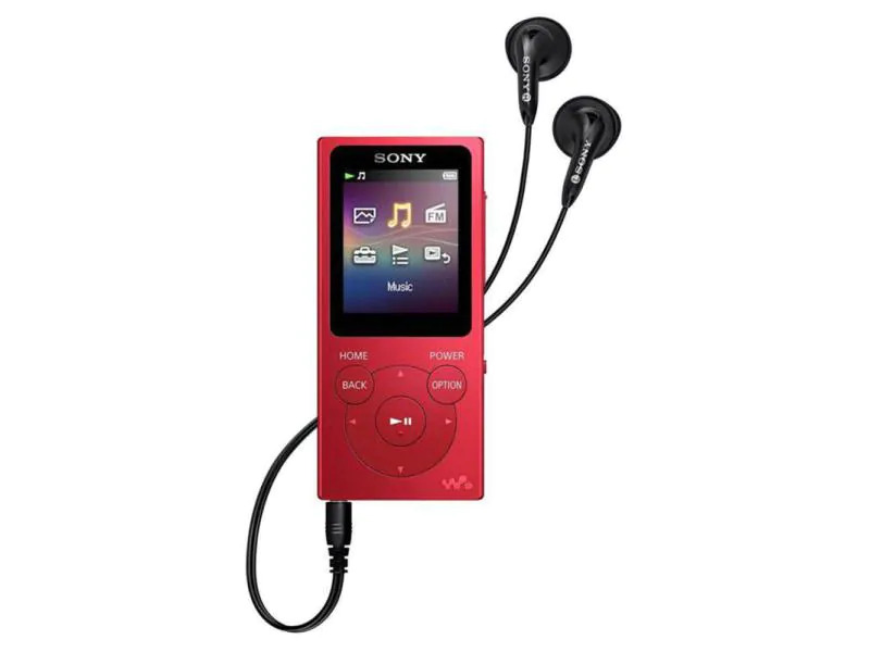 Sony MP3 Player Walkman NW-E394R Rot