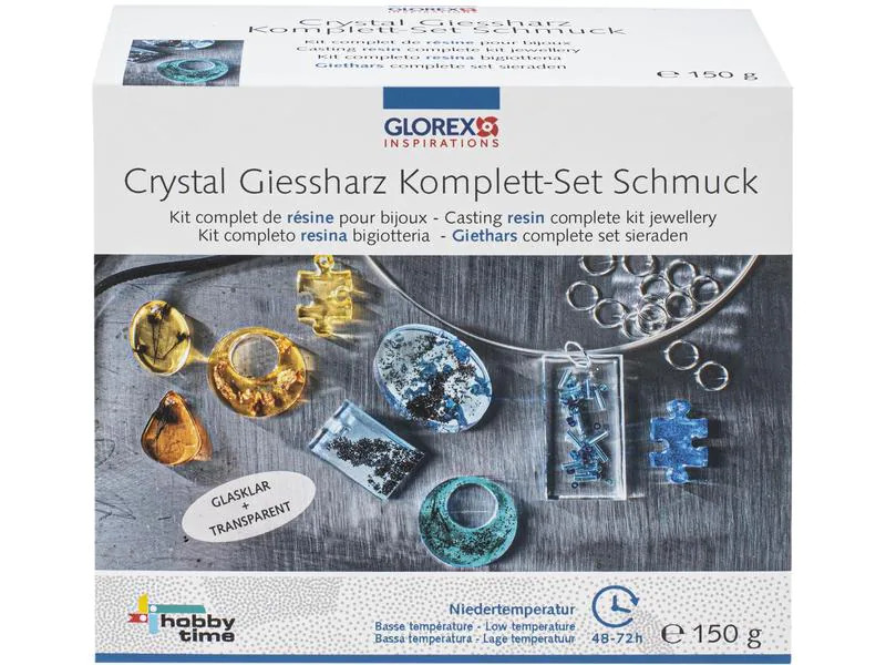 Glorex Giessharz  Crystal Starter-Set Niedertemperatur