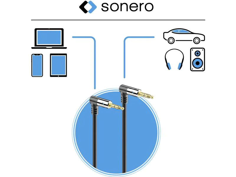 sonero Audio-Kabel 3.5 mm Klinke - 3.5 mm Klinke 3 m