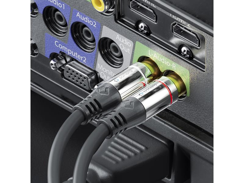 sonero Audio-Kabel Cinch - Cinch 1 m