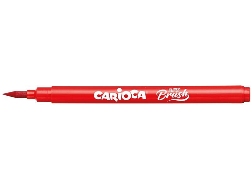 Carioca Fasermaler Super Brush 10 Stück, Mehrfarbig