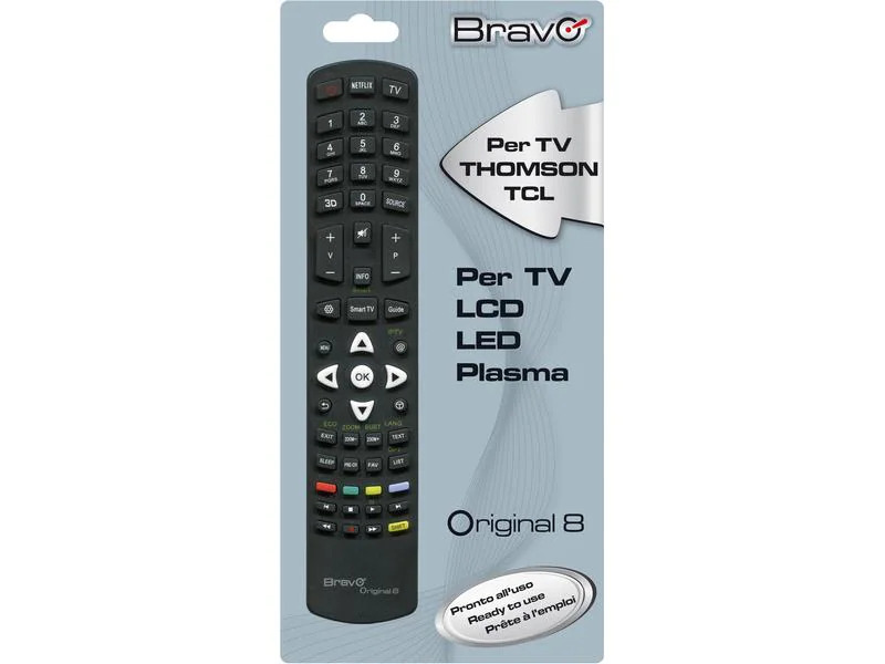 CE Ersatz-Fernbedienung Bravo ORIGINAL 8 Thomson/TCL