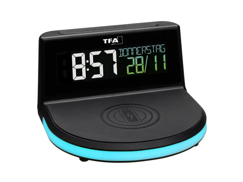 TFA Dostmann Digitalwecker CHARGE-IT WIRELESS