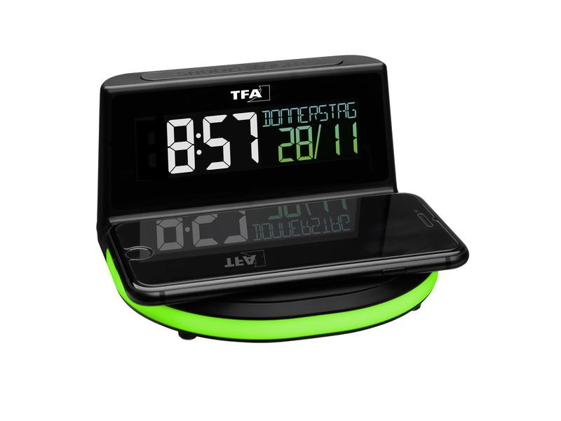 TFA Dostmann Digitalwecker CHARGE-IT WIRELESS