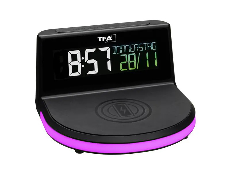 TFA Dostmann Digitalwecker CHARGE-IT WIRELESS