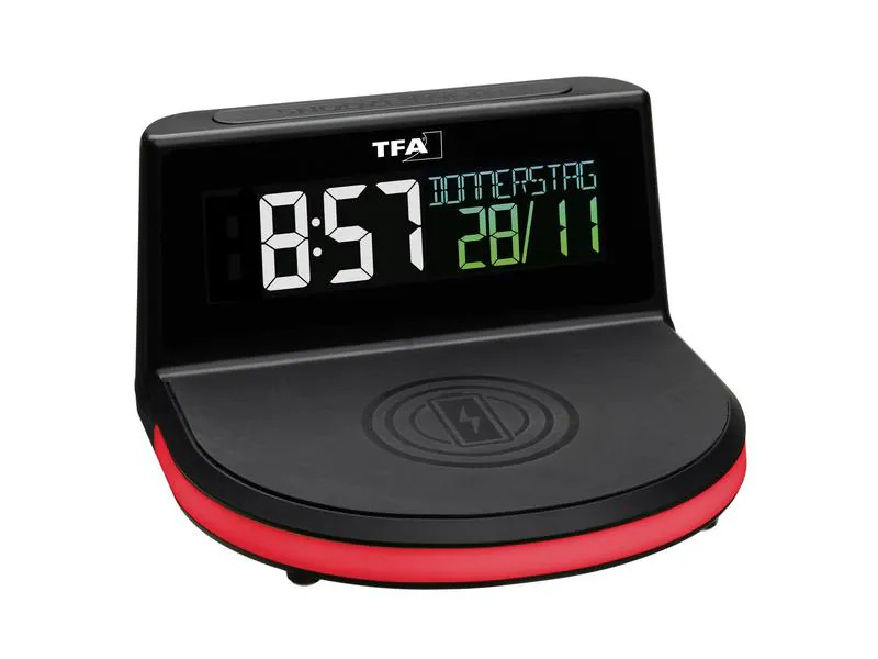 TFA Dostmann Digitalwecker CHARGE-IT WIRELESS