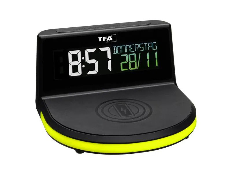 TFA Dostmann Digitalwecker CHARGE-IT WIRELESS