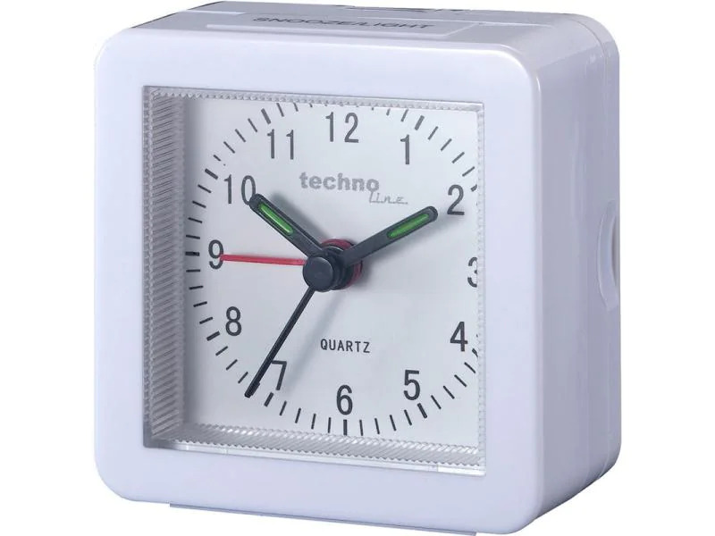Technoline Klassischer Wecker MODELL SC WHITE Quarzuhr