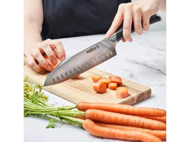 Zyliss Santokumesser Comfort Pro Schwarz/Silber, 18 cm