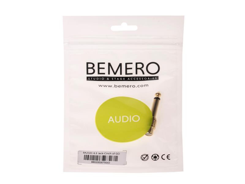 Bemero Audio-Adapter BA2101 Klinke 6,3mm male - Cinch