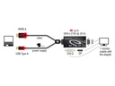 Delock Adapter 4K, 30HZ HDMI/USB 2.0 - DVI-D/VGA/DisplayPort