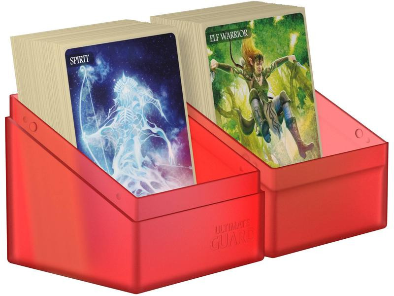 Ultimate Guard Kartenbox Boulder Deck Case Standardgrösse 100+ Ruby