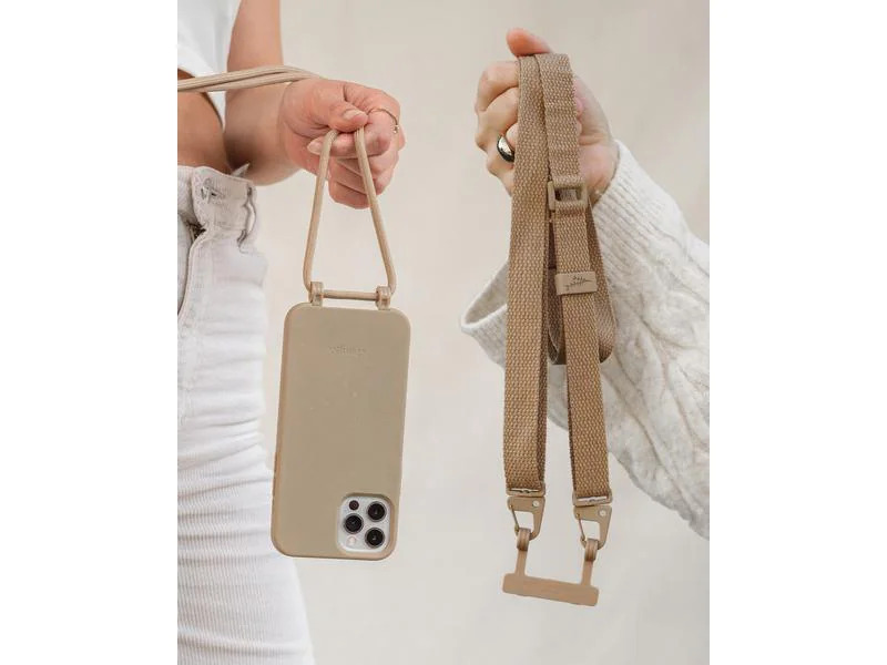 Woodcessories Back Cover Bio Change Case iPhone 14 Taupe