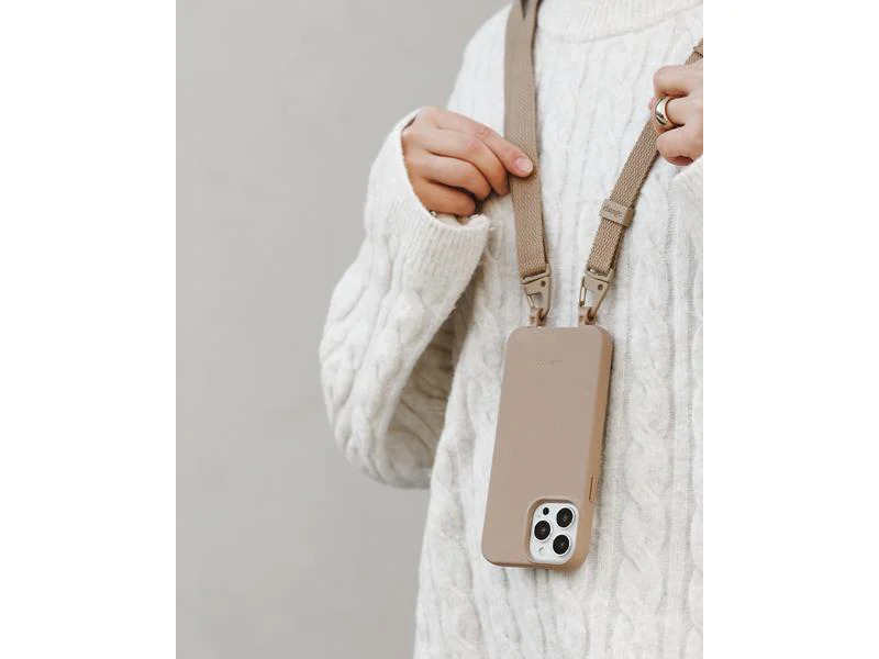 Woodcessories Back Cover Bio Change Case iPhone 14 Taupe