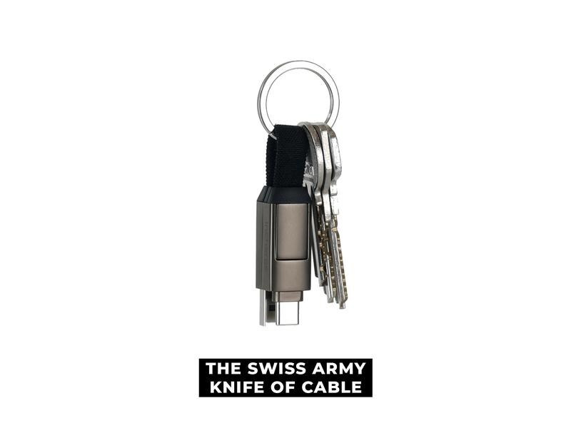RollingSquare inCharge 6, 6in1, USB-A/-C, Micro-USB, Lightning 0.07 m