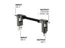 RollingSquare inCharge 6, 6in1, USB-A/-C, Micro-USB, Lightning 0.07 m