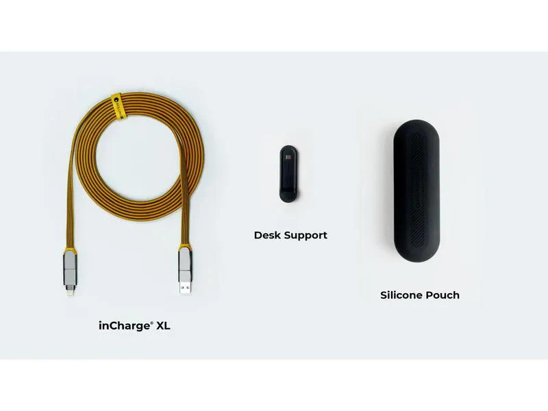 RollingSquare inCharge XL, 6in1, USB-A/-C, Micro-USB, Lightning 2 m
