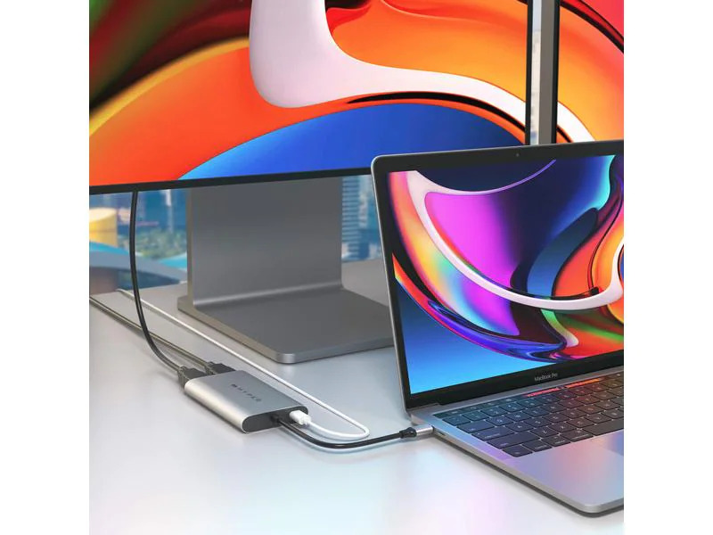 HYPER Adapter Dual 4K USB Type-C - HDMI