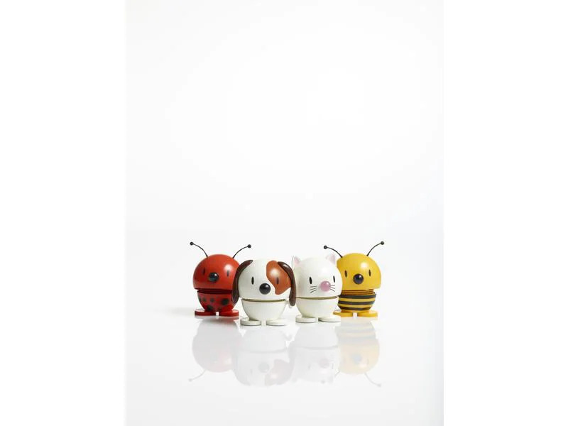 Hoptimist Aufsteller Bumble Hund S, Braun/Weiss