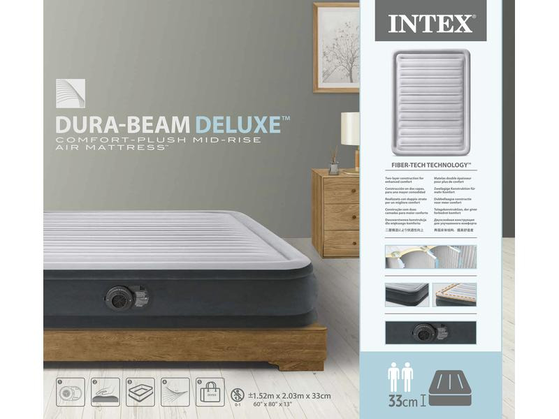 Intex Luftbett Dura Beam Deluxe Queen 152 x 203 x 33 cm