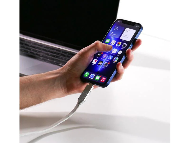 RollingSquare inCharge XL, 6in1, USB-A/-C, Micro-USB, Lightning 3 m