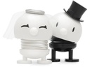 Hoptimist Aufsteller Braut &amp; Bräutigam S, Schwarz/Weiss, 2 Stück
