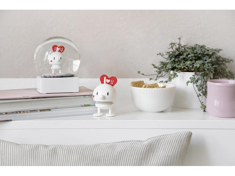 Hoptimist Aufsteller Bumble Love S, Weiss, 1 Stück