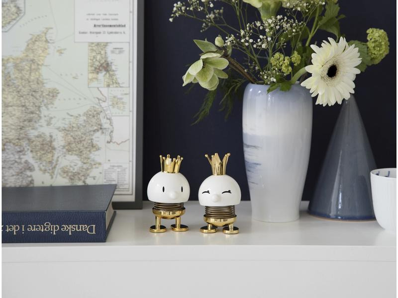 Hoptimist Aufsteller Prinzessin S, Weiss/Gold, 1 Stück