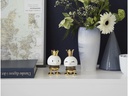 Hoptimist Aufsteller Prinzessin S, Weiss/Gold, 1 Stück