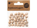lalana Holzperlen 10 mm, 35 Stück