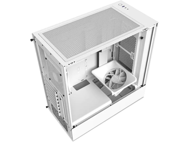 NZXT PC-Gehäuse H5 Flow Weiss matt