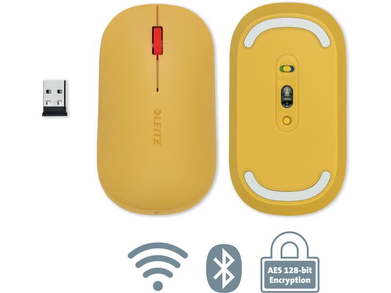 Fellowes Maus Cosy Kabellose Warmes Gelb