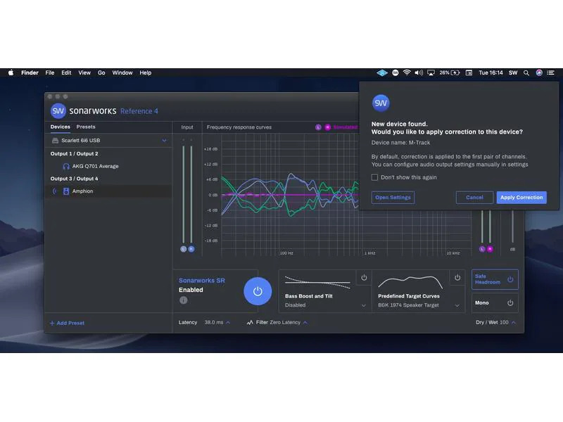 Sonarworks Raumkorrektursystem Reference 4 Headphone Edition