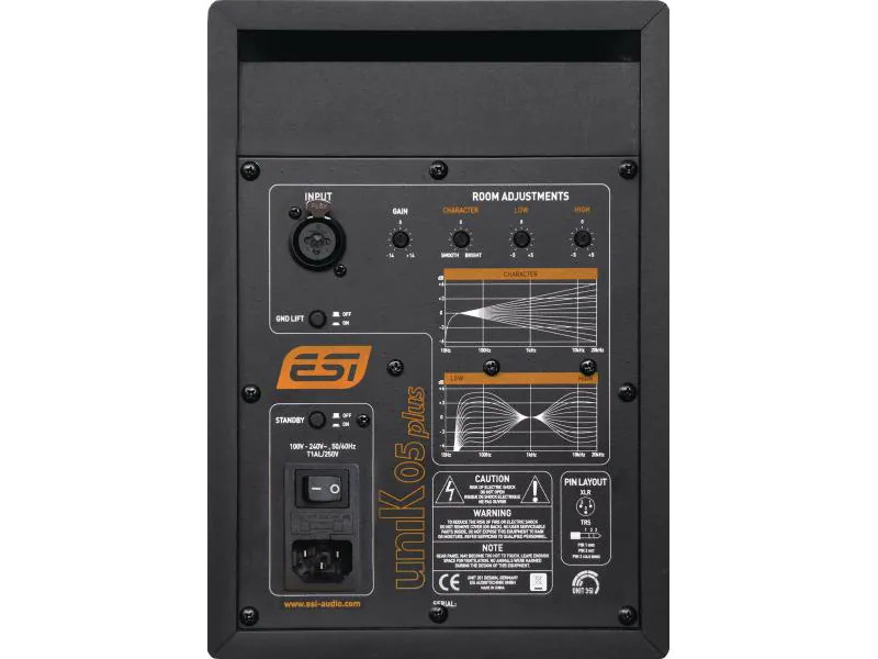 ESI Studiomonitor Unik05+ Schwarz