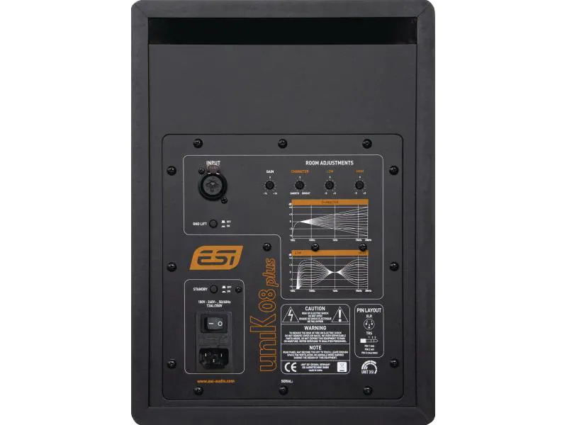 ESI Studiomonitor Unik08+ Schwarz