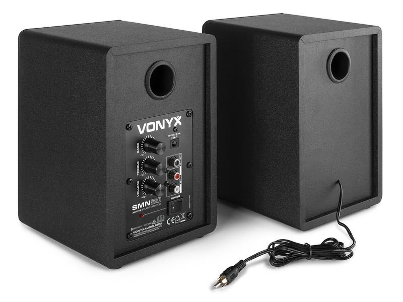 Vonyx Studiomonitore SMN50B Paar Schwarz